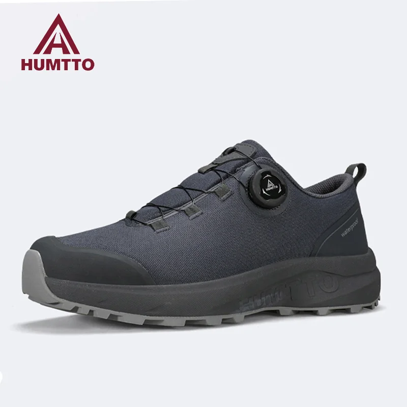 Zapatos de senderismo HUMTTO para hombre, zapatos de escalada para deportes al aire libre de invierno, botas de viaje al tobillo, zapatos casuales, zapatillas de Trekking cálidas para exteriores - imagen 2