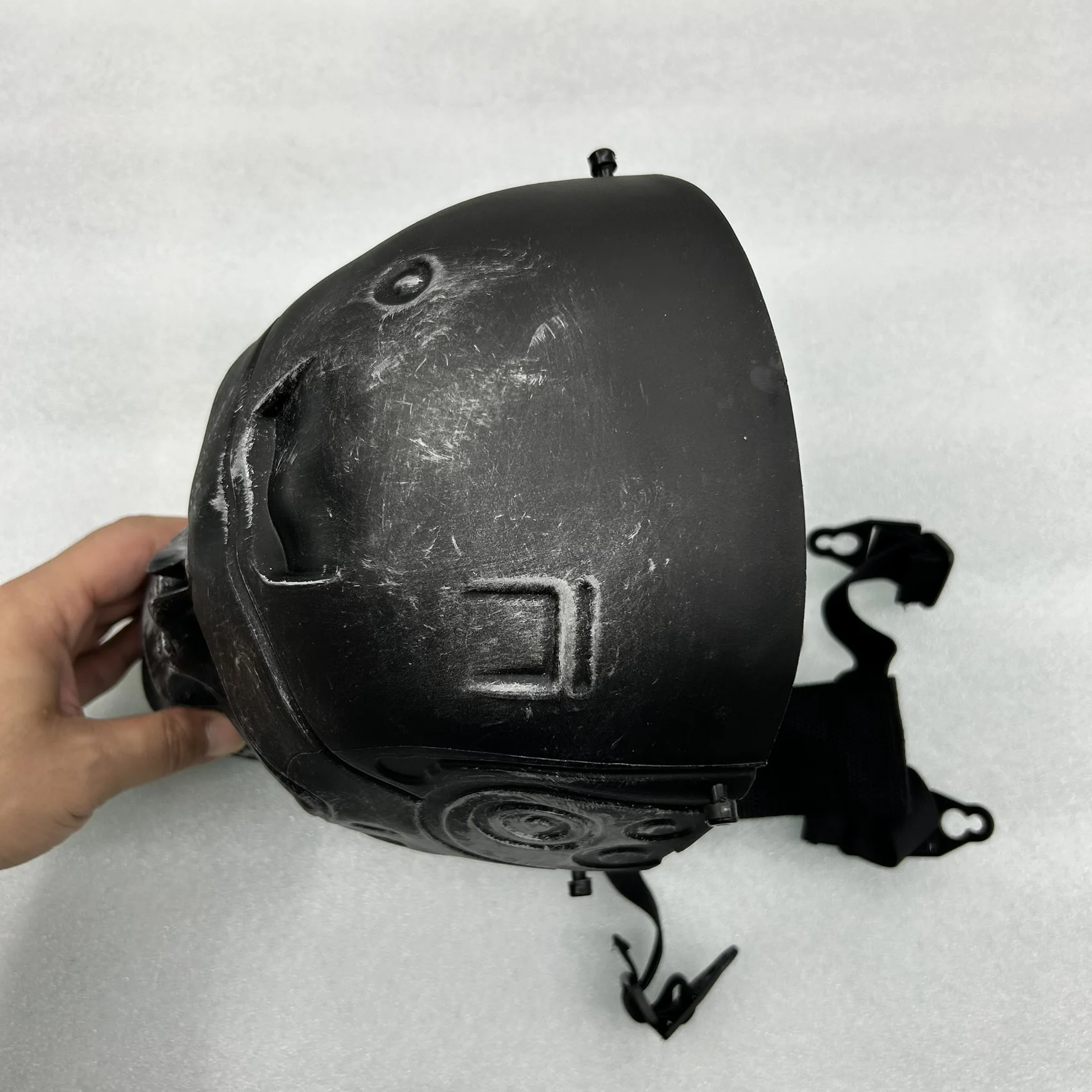 Mascarilla táctica Airsoft para acampar al aire libre y motociclismo - Estilo de terror inspirado en Terminator - imagen 4