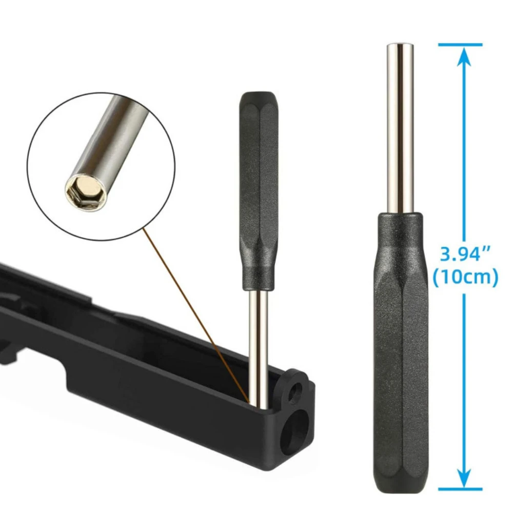 Herramienta de mira frontal, Kit de desmontaje de punzón con 5 herramientas de punzón de deriva para mantenimiento de precisión - imagen 3