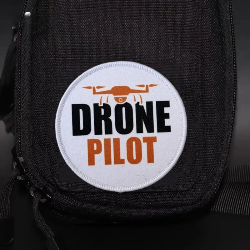 Parche "DRONE PILOT", insignia de moral militar, mochila con gancho y bucle estampado, accesorios de decoración de ropa, brazalete adhesivo