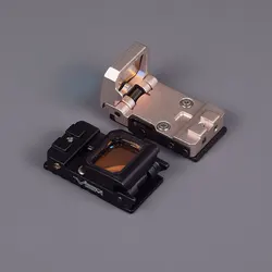 Mira de punto rojo plegable, mira réflex táctica con tapa, montaje de alcance RMRS para pistola AR15 M4 Glock MOS, herramientas de caza