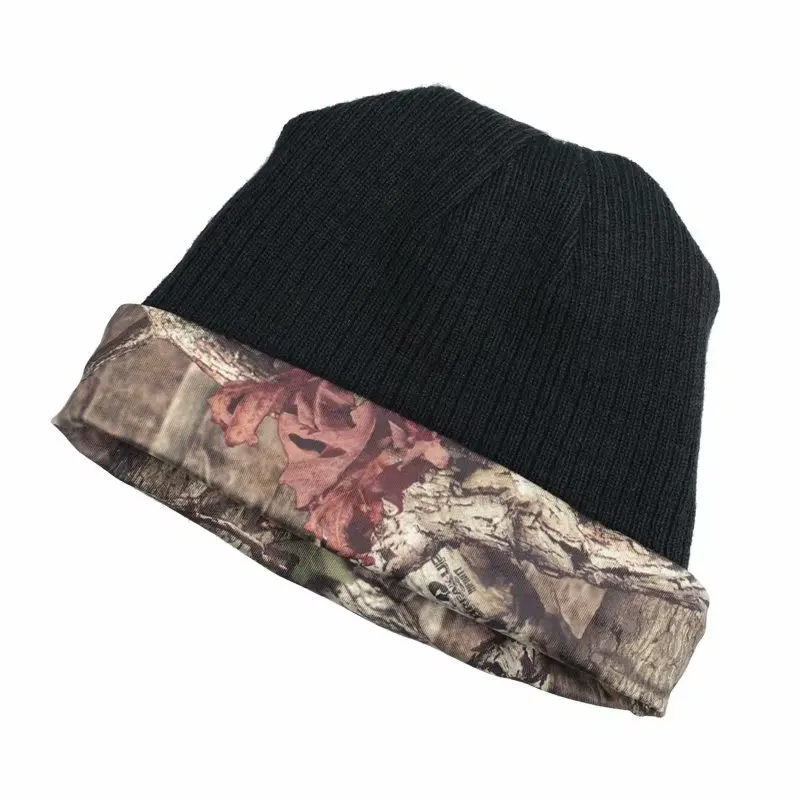 Gorro de poliéster transpirable de alta calidad para invierno, gorro para ciclismo al aire libre, suave y plegable, camuflaje biónico, para caza y pesca - imagen 4