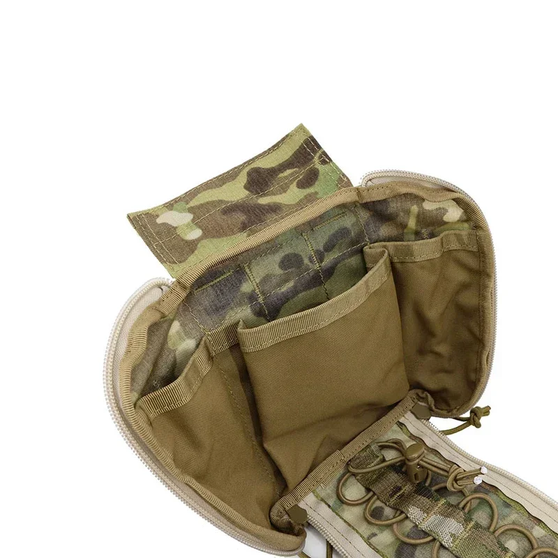 Botiquín de primeros auxilios táctico Airsoft EDC supervivencia Molle bolsa médica caza al aire libre Camping emergencia Multicam riñonera - imagen 5