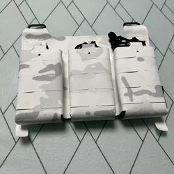 Chaleco táctico, bolsa Triple para revistas, Panel de asalto frontal, accesorios de engranaje duraderos