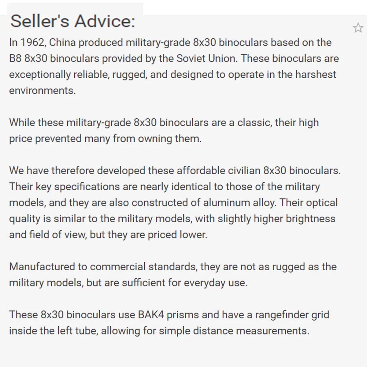 Binoculares Bak4 Roof 8x30 con caja, binoculares compactos económicos, retícula Mil, envío gratis - imagen 5