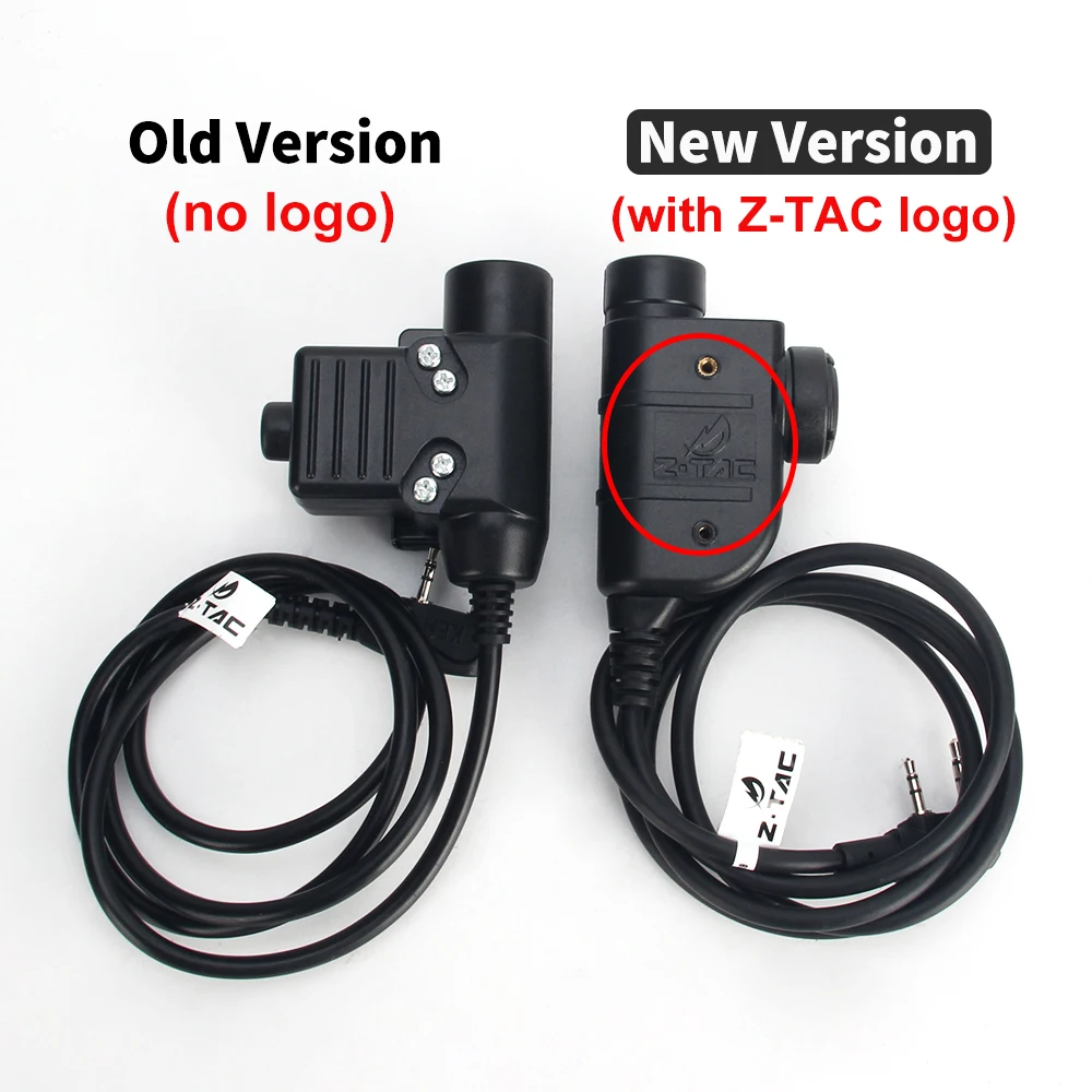 Z-tac accesorios de auriculares PTT táctiles BAOFENG 5R PTT militar zSilynx U94 Kenwood/PHONE/ICOM/MILAND/MOTOROLA - imagen 5