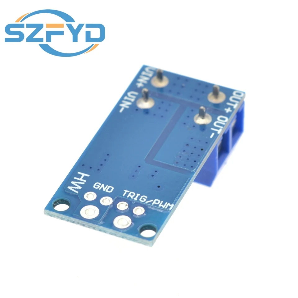 10 Uds 15A 400W MOSFET interruptor de disparo módulo de accionamiento regulador PWM Panel de Control DC 5V-36V tablero de Control de interruptor electrónico - imagen 5