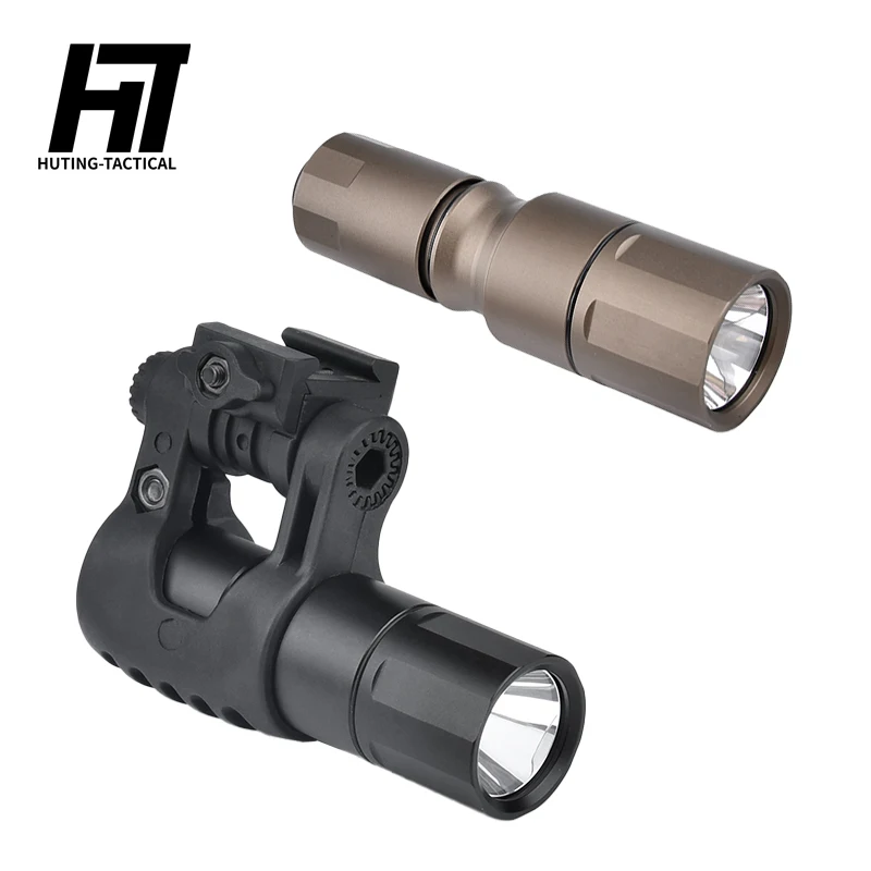 Linterna táctica Micro MCH, luz LED portátil de mano para caza, arma al aire libre, casco, Camping, Nube de defensa, 1000LM - imagen 4