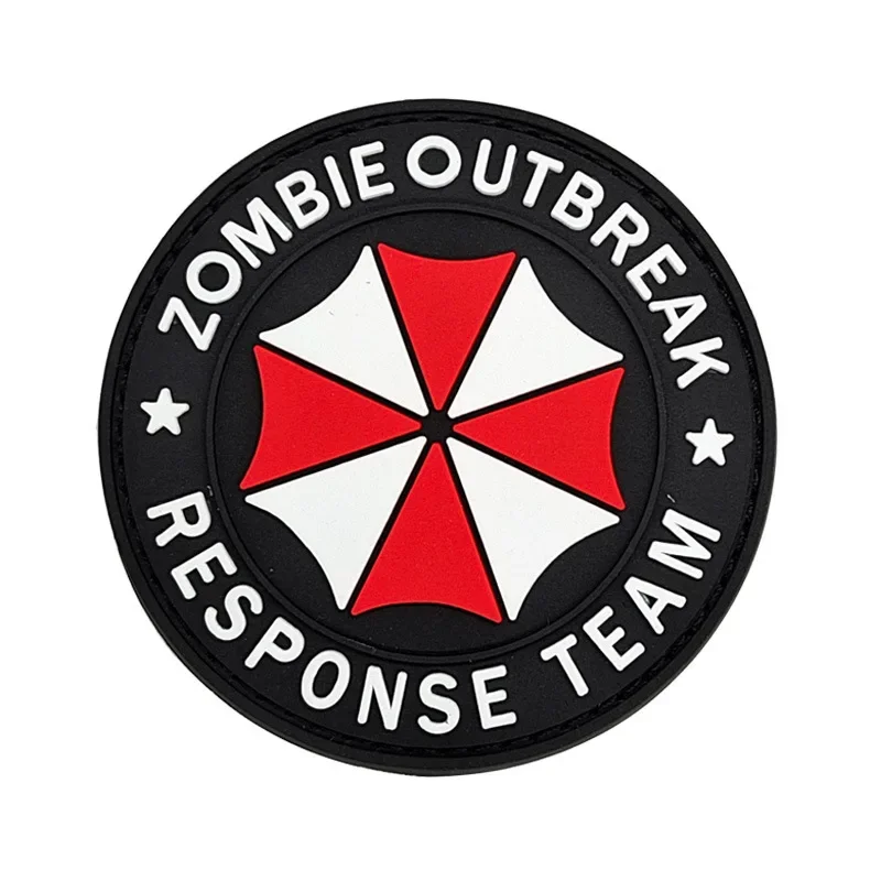 Hook & Loop-insignia de moral táctica de EE. UU. Para decoración de ropa, parches de paraguas protector de PVC 3D, parche de pecho de camuflaje al aire libre - imagen 5