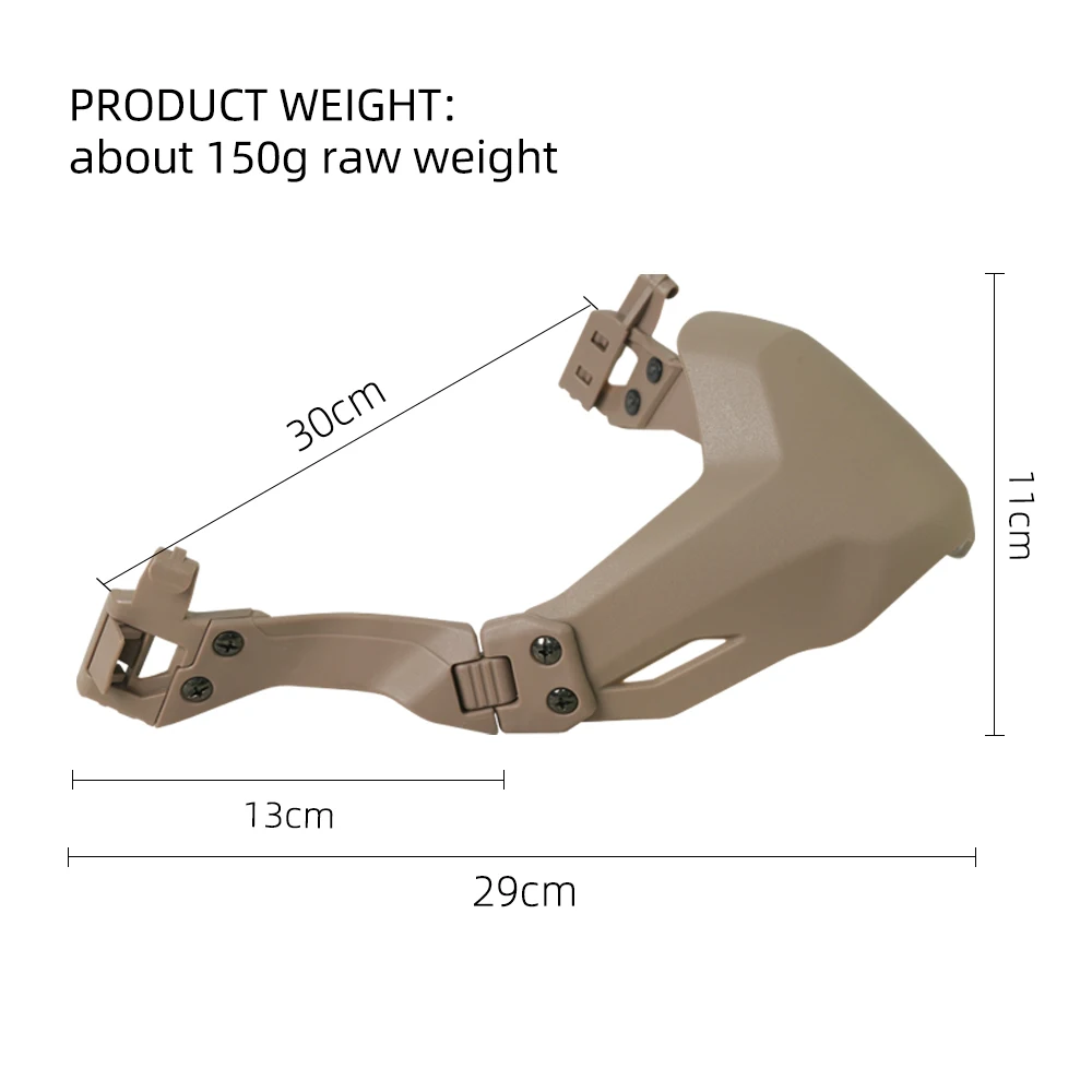 BOOIU Mascarilla táctica plegable a prueba de viento a prueba de polvo para adiestramiento al aire libre Juegos de Paintball CS Airsoft realistas - imagen 5