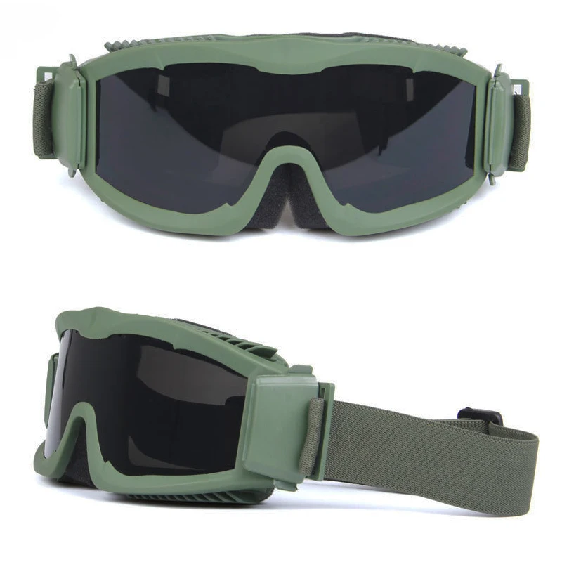 Gafas balísticas militares CS Wargame para exteriores para hombre, gafas de seguridad antigolpes para caza y tiro, gafas de sol tácticas con 3 lentes - imagen 4