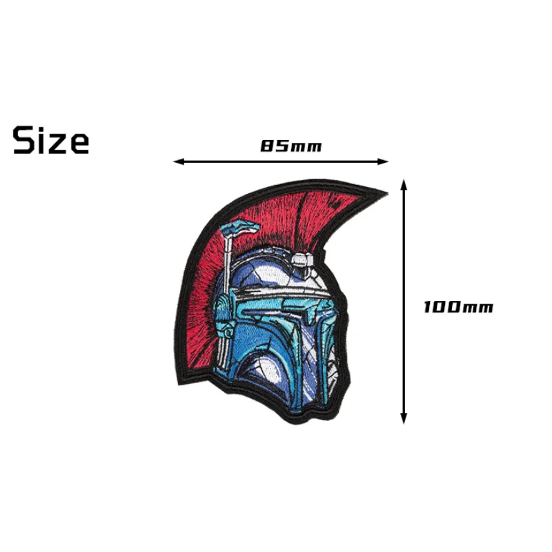 Parches Sparta - aplicación en casco