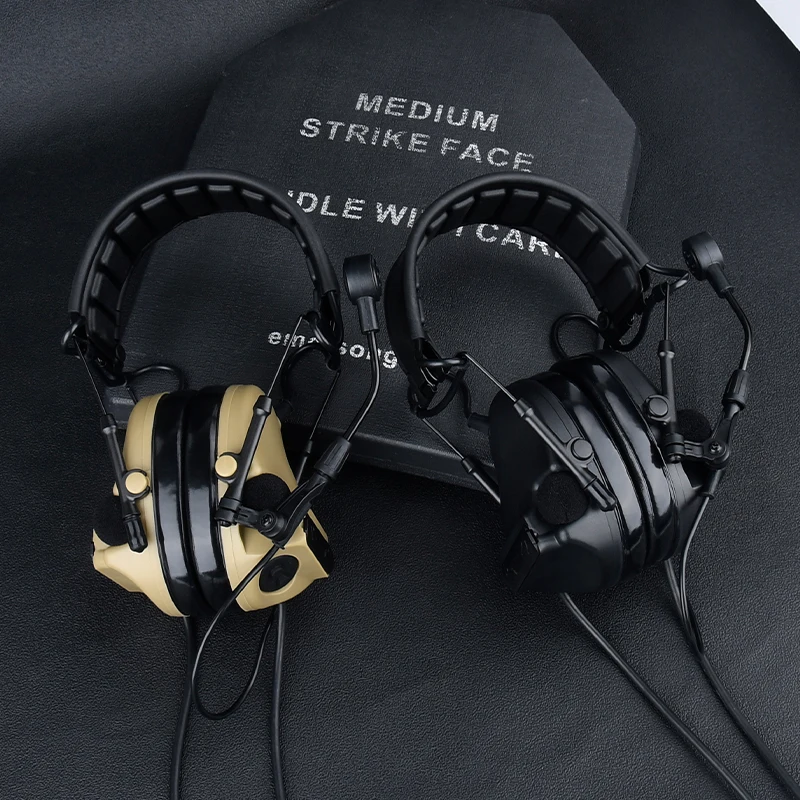 COMTA III-auriculares tácticos con micrófono adaptable con cancelación de ruido, comunicación Dual, protección auditiva para disparar al aire libre - imagen 5
