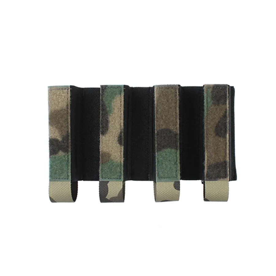 Bolsa de revista separada de código pequeño cuádruple de 9MM táctica MOLLE MP5 ARP9 MP9 - imagen 4