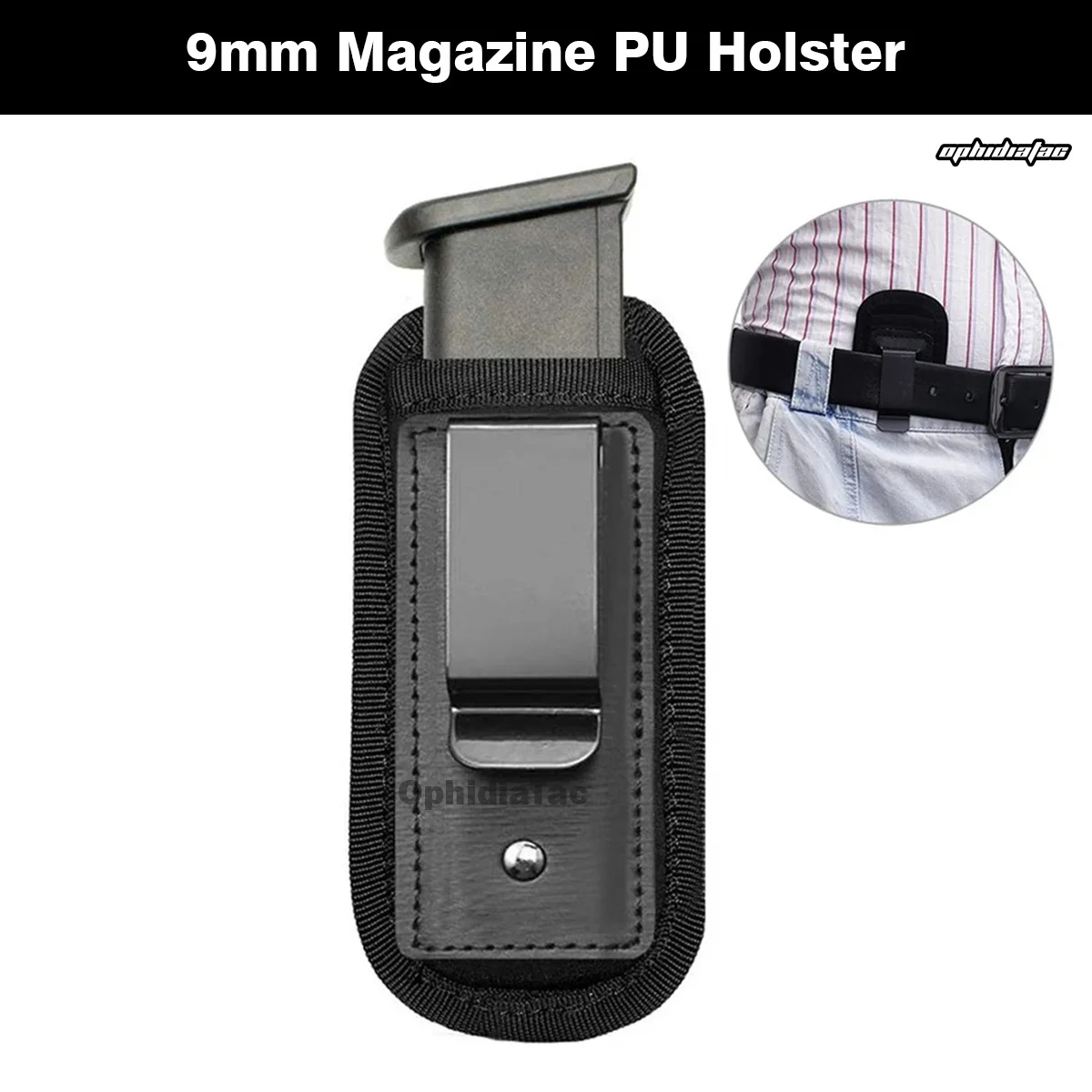 Portacargador IWB transpirable para cintura, bolsa compacta táctica - imagen 2