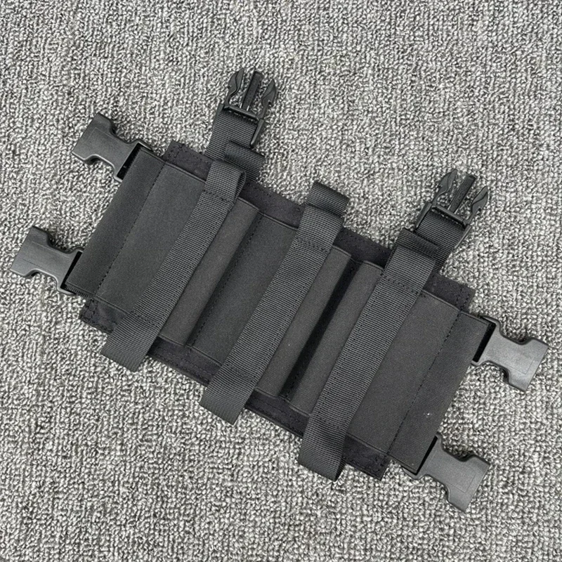 Bolsa táctica Triple para revistas LV119 MK3 MK4 FCSK, portador de placa para el pecho, bolsa Mag, chaleco Airsoft, bolsa de accesorios de expansión - imagen 3