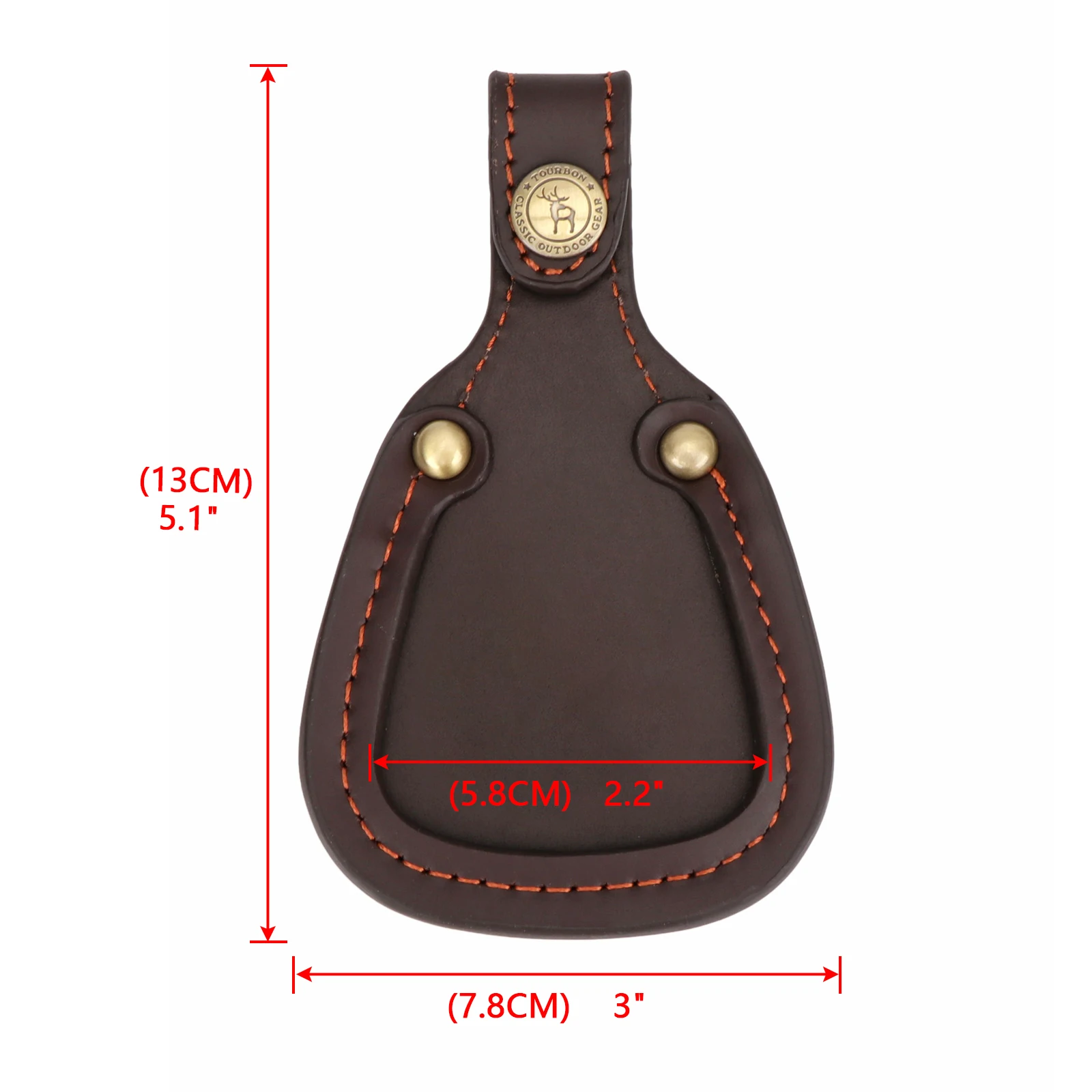Tourbon-almohadilla de cuero para caza, Protector de zapatos, arcillas deportivas, trampa de descanso para barril de tiro, accesorios de juego - imagen 2