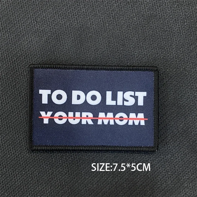 Parche impreso Patriot 1776, insignia de moral, hago todas mis propias acrobacias, pegatinas tácticas, parches de mochila de gancho y bucle - imagen 3