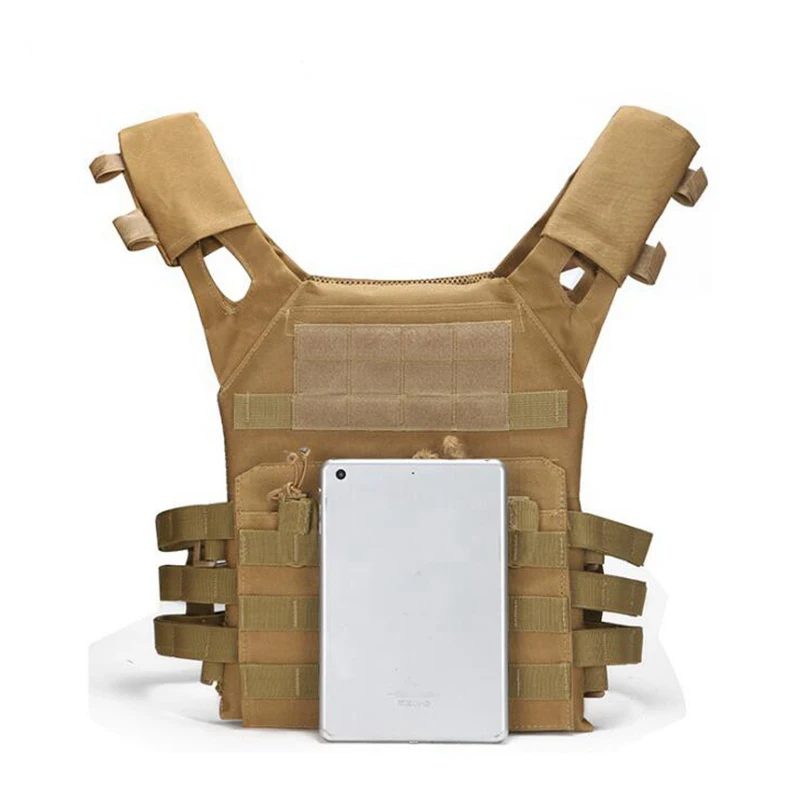 Chaleco táctico de nailon para caza, accesorio de Airsoft, combate MOLLE Camo, Cosplay, ejército, juego CS, equipo de jungla - imagen 5