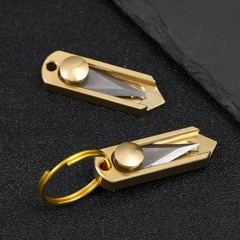 Mini cuchillo plegable de latón JIANLAI