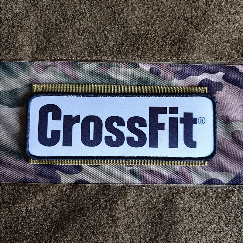 Parche impreso CrossFit, insignia táctica, apliques para ropa, chaleco y decoración de mochila - imagen 3
