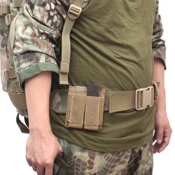 Bolsa táctica MOLLE para cargadores de pistola 9mm multiusos