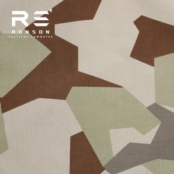 Tela camuflaje M90 sueca: nylon resistente e impermeable
