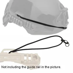 2 Piezas de Cuerda Elástica para Colgar Gafas de Visión Nocturna en el Casco Team Wendy 3.0