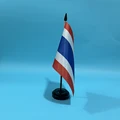 Poste de plástico negro