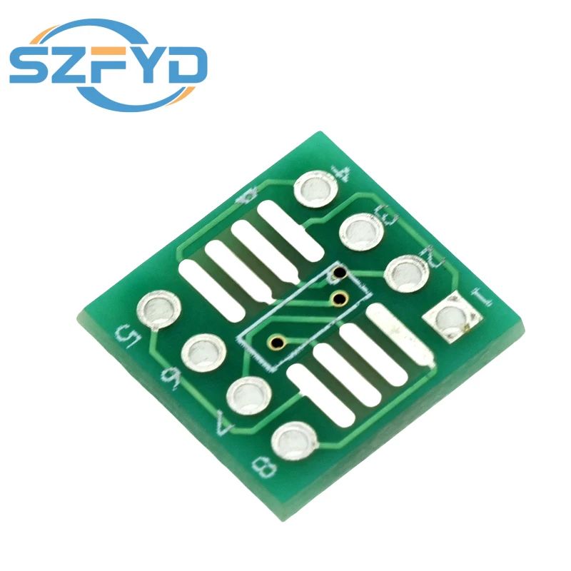 20/50/100 Uds SMD a DIP adaptador convertidor SOP8 SSOP8 TSSOP8 placa adaptadora módulo adaptadores placa 0,65mm 1,27mm - imagen 5