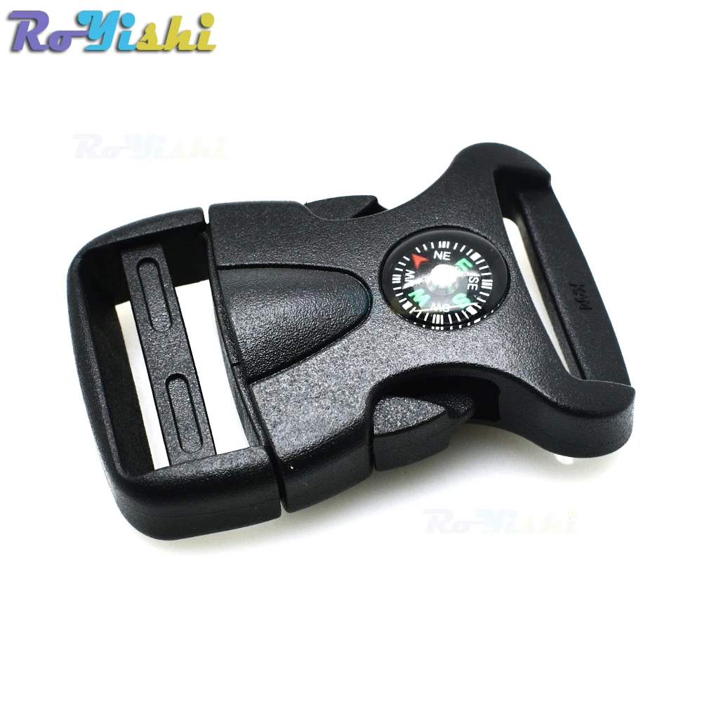 Hebilla de liberación lateral de plástico de 1 "(25 mm) con brújula para mochila bolsa de camping - imagen 3