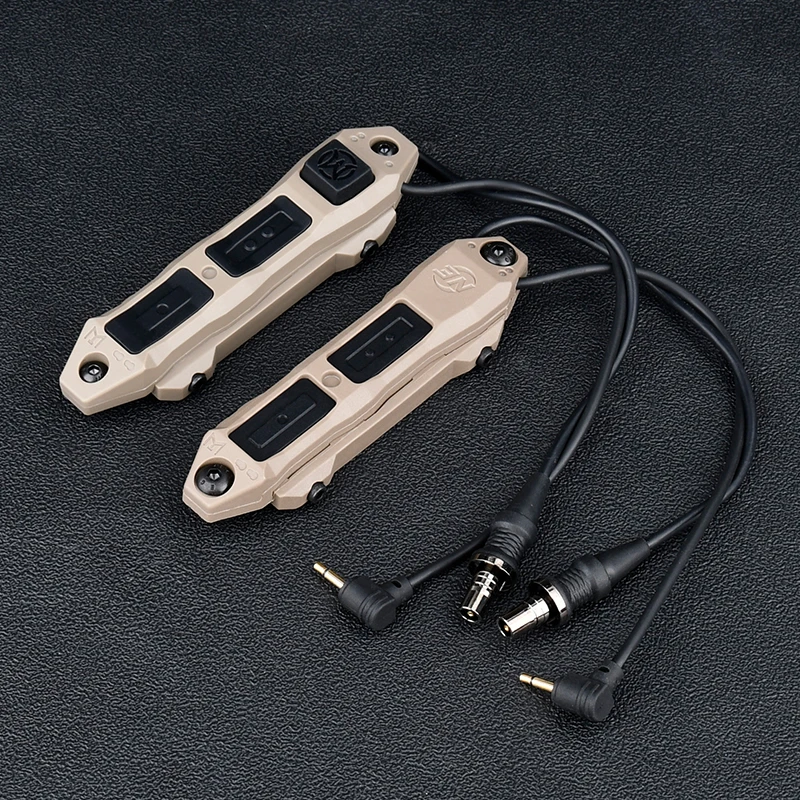 WADSN Control Dual interruptor remoto táctico para linternas airsoft - imagen 5