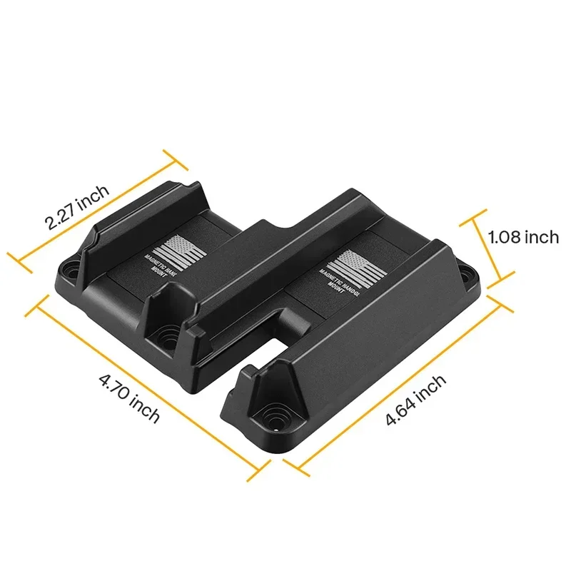 Nuevo soporte magnético táctico para pistola, soporte magnético para pistola, cargado de extracción rápida oculto, se adapta a pistolas de parte superior plana, accesorio de caza - imagen 3