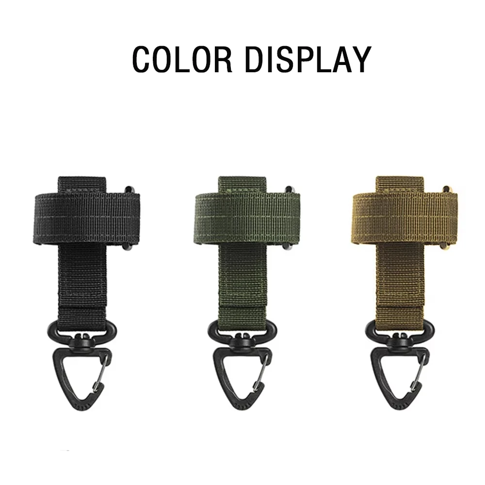 Clip MOLLE portacuerdas y portaguantes para cinturón táctico - imagen 2