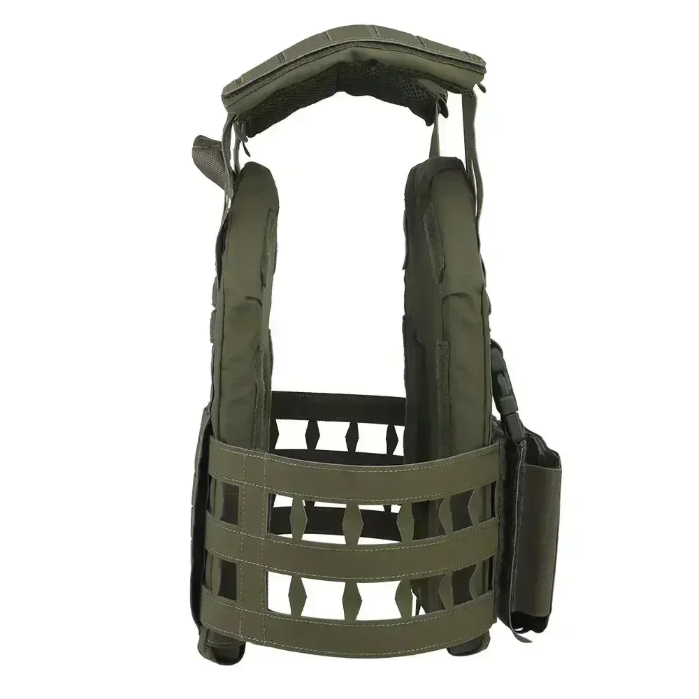 SINAIRSOFT-Chaleco táctico de protección para exteriores, montado, LG3V2 6094, hombreras gruesas, chaleco de caza con corte MOLLE láser - imagen 4