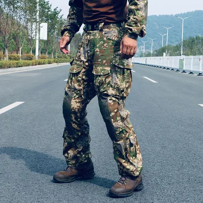 Chaqueta táctica alemana KSK, pantalones, sombrero, todo terreno, camuflaje Durban, forro interior Universal - imagen 4