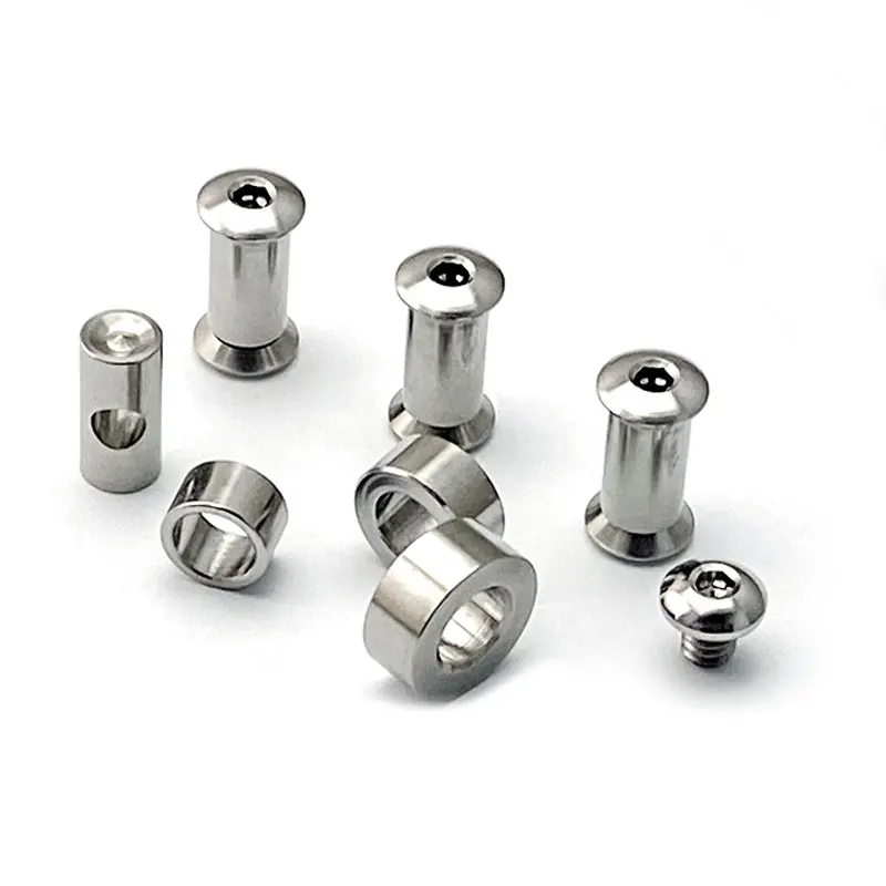 Juego completo de tornillos de eje de soporte de aleación de titanio para CR Big Sbenza 21, tornillos de cuchillo, husillo de mango CR, juego completo - imagen 2