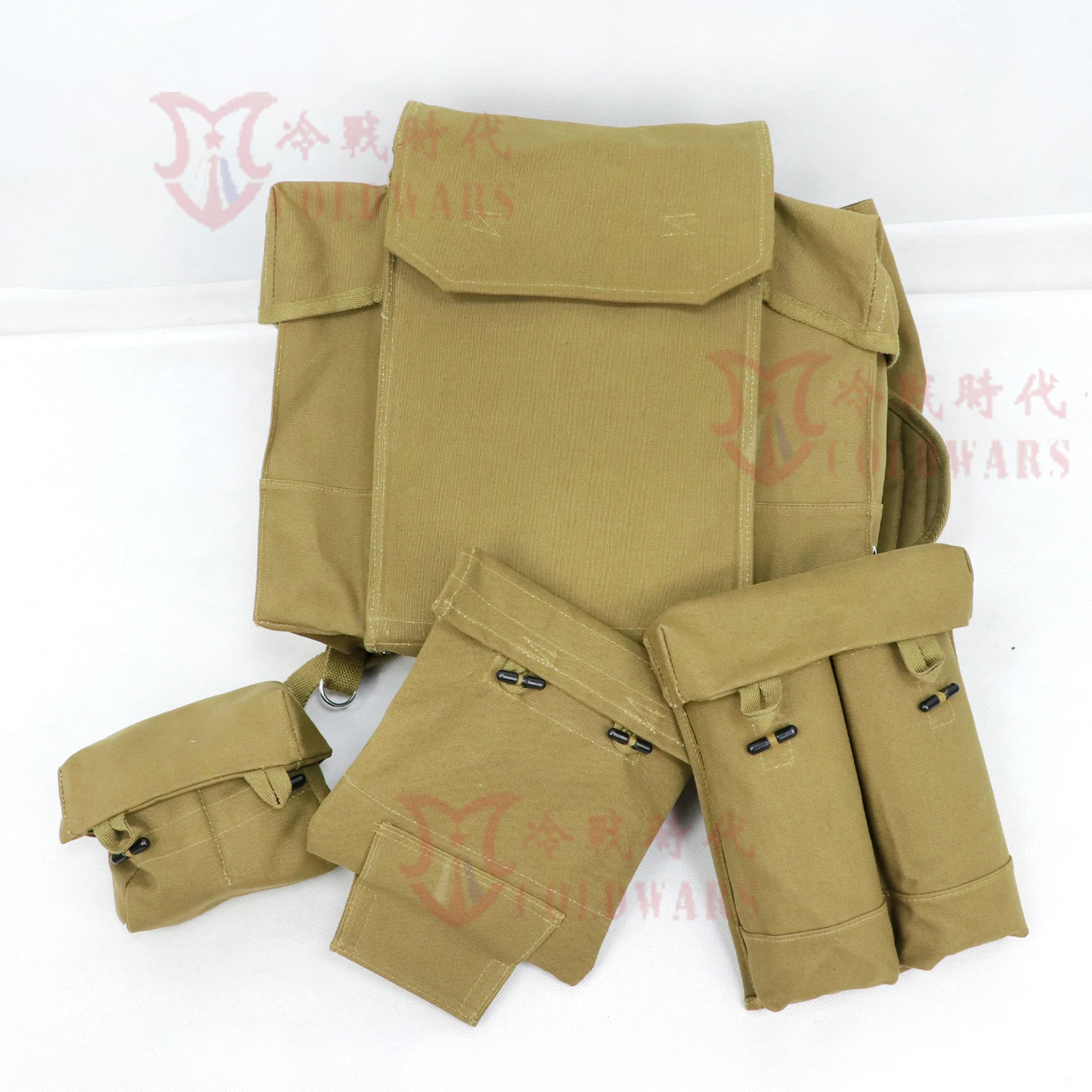 Paquete de asalto paracaidista de RD-54 soviético, equipo de transporte táctico, aparejo de pecho, bolsa colgante MOLLE, juego de guerra EMR, caqui - imagen 2