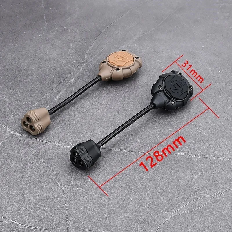 Luz estroboscópica para casco táctico Airsoft Mpls, 3 modos, luces LED para casco rápido militar, lámpara de seguridad para caza y supervivencia - imagen 5