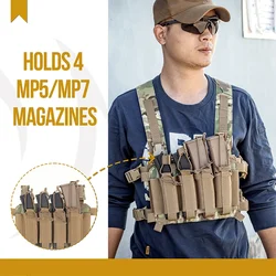 ONETIGRIS Portacargadores MOLLE MP5 táctico para cargadores