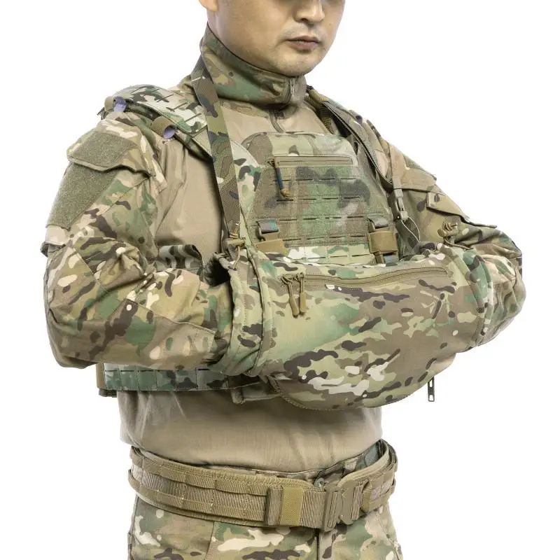 Caminar Camping al aire libre bolsas tácticas calentadoras de manos invierno acolchado grueso forro cálido bolsas protectoras de manos montañismo - imagen 5