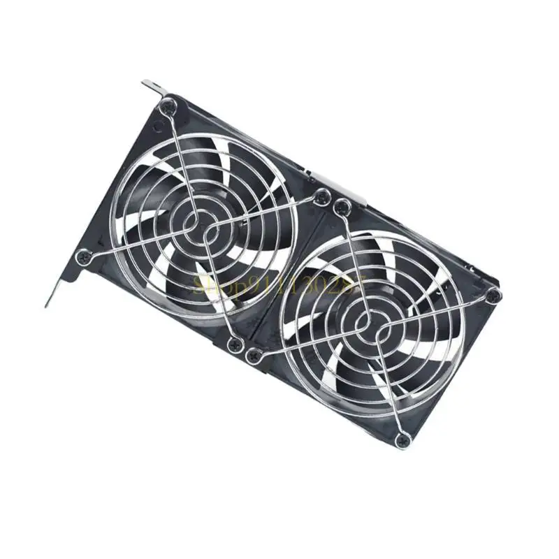 J1HC Mejora tarjeta gráfica Longevidad PCI Slot Ventilador Gráfico Ventilador enfriamiento 90 mm/80 mm - imagen 5