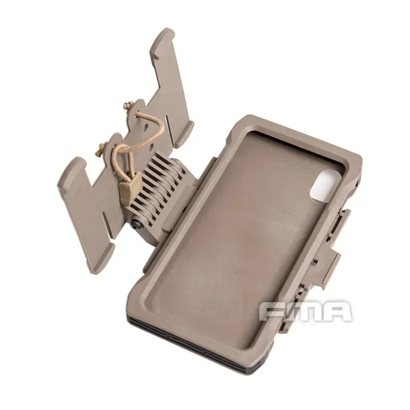 Nueva bolsa móvil FMA Molle para IP-HONE XS Max TB1324, funda táctica para teléfono móvil estilo chaleco de caza - imagen 3