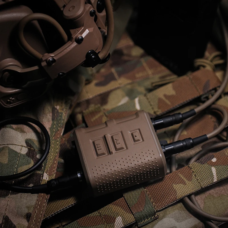 FMA-auriculares tácticos U714/U, PTT, compatible con múltiples enchufes K/ICON, adaptadores de cabeza V20/V60 - imagen 3