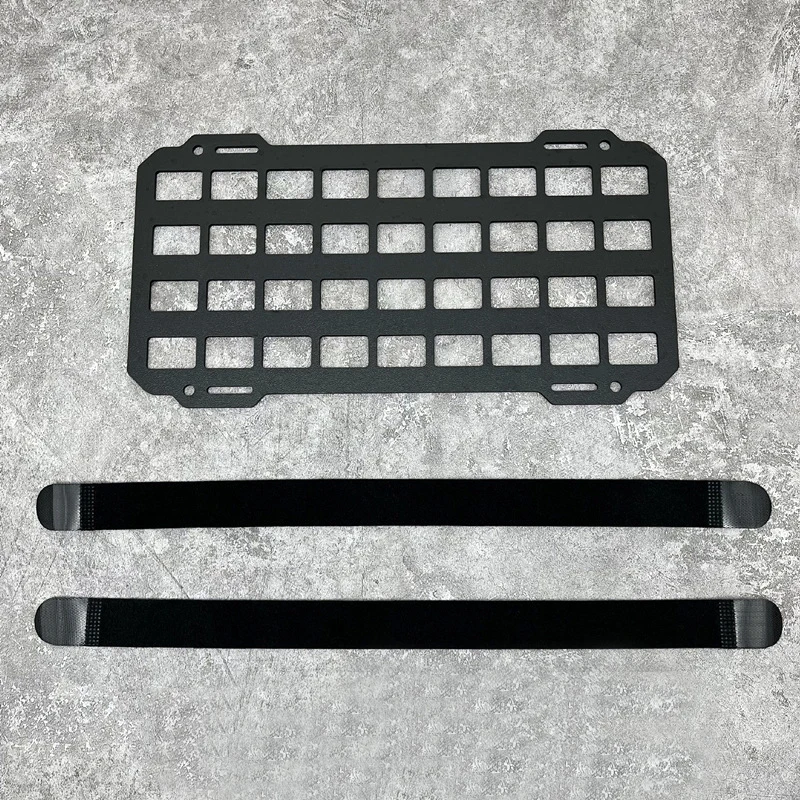 Organizador de vehículos de 430x330x3mm, Panel Molle montado en el respaldo del asiento táctico para almacenamiento Modular, accesorios de Interior de coche de plástico ABS - imagen 4