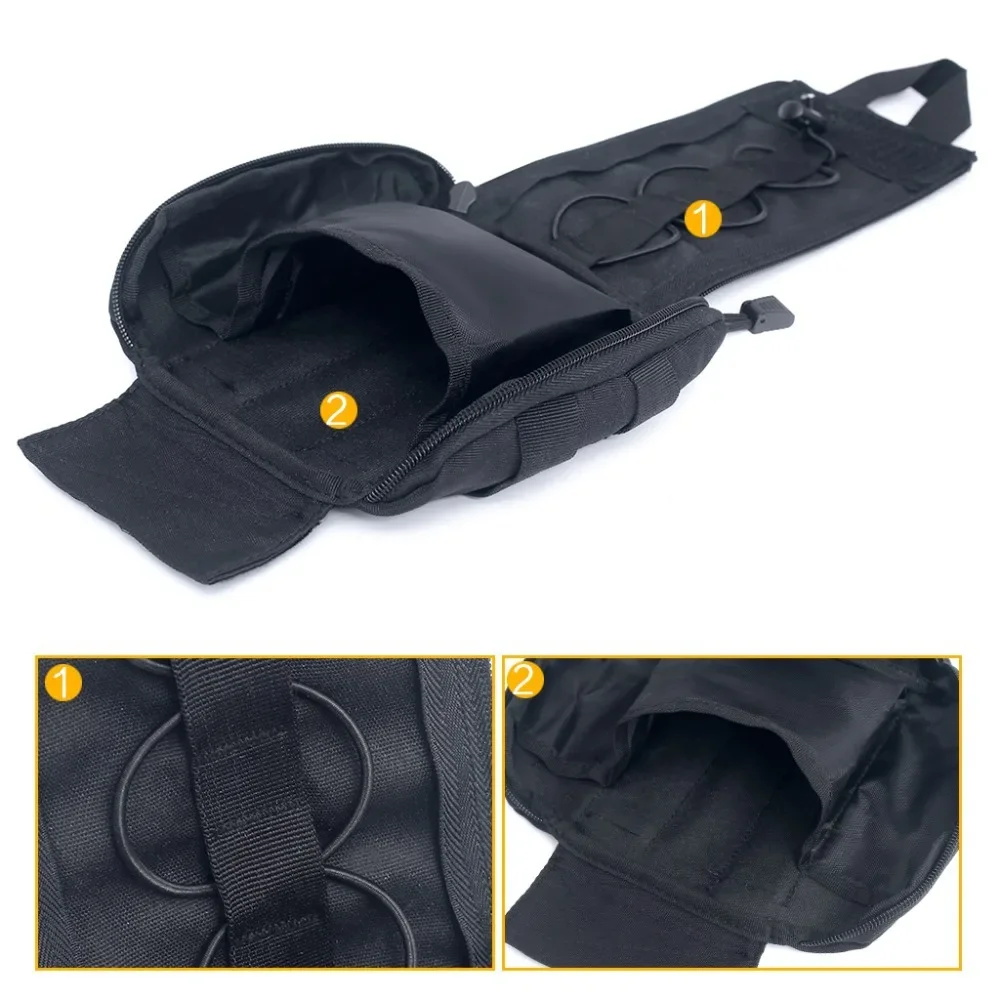 Bolsa táctica Molle EDC, bolsa médica, botiquines de primeros auxilios, bolsa de herramientas de supervivencia de emergencia al aire libre, caza, senderismo, paquete de utilidad EMT - imagen 4