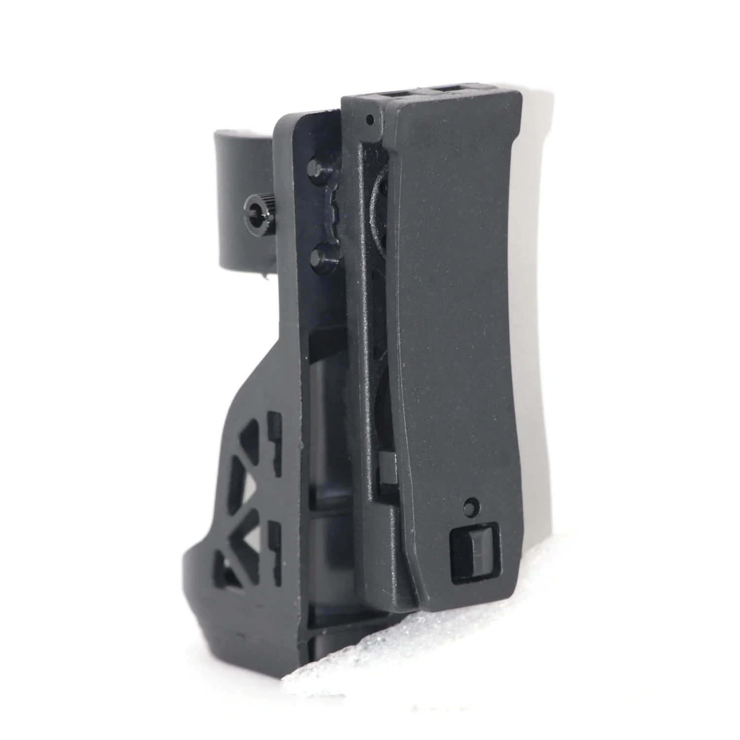 Funda para linterna, cinturón con palanca, sistema de bloqueo lateral, soporte giratorio para linterna, se adapta a accesorios tácticos Molle de 1 "-1,55" - imagen 2