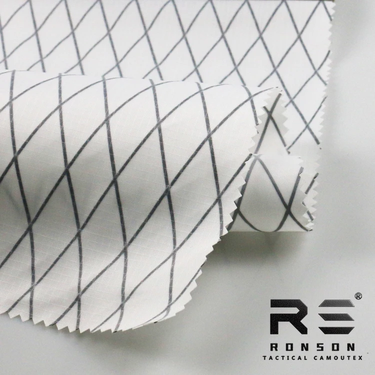 XPAC 210D Nylon tejido liso/plaid de nailon X-Pac negro blanco rojo amarillo marrón azul verde tela - imagen 5