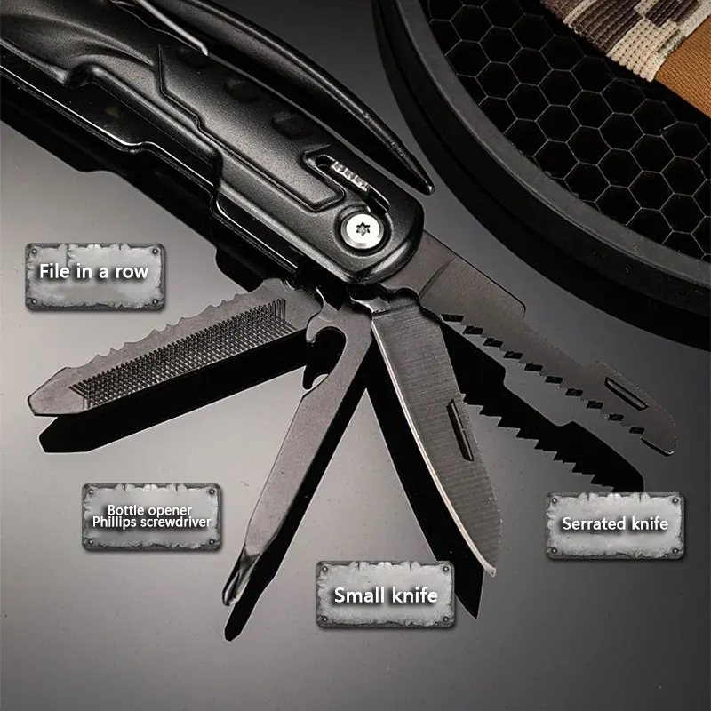 Martillo pequeño para acampar al aire libre, combinación multifuncional de acero de alto carbono para el hogar y la ventana del coche - imagen 5