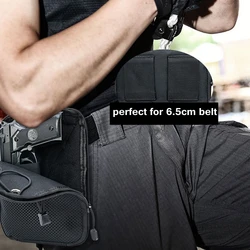 Bolsa táctica oculta para pistola, riñonera de bolsillo para la cintura, funda de protección para llevar pistola, equipo de caza Universal